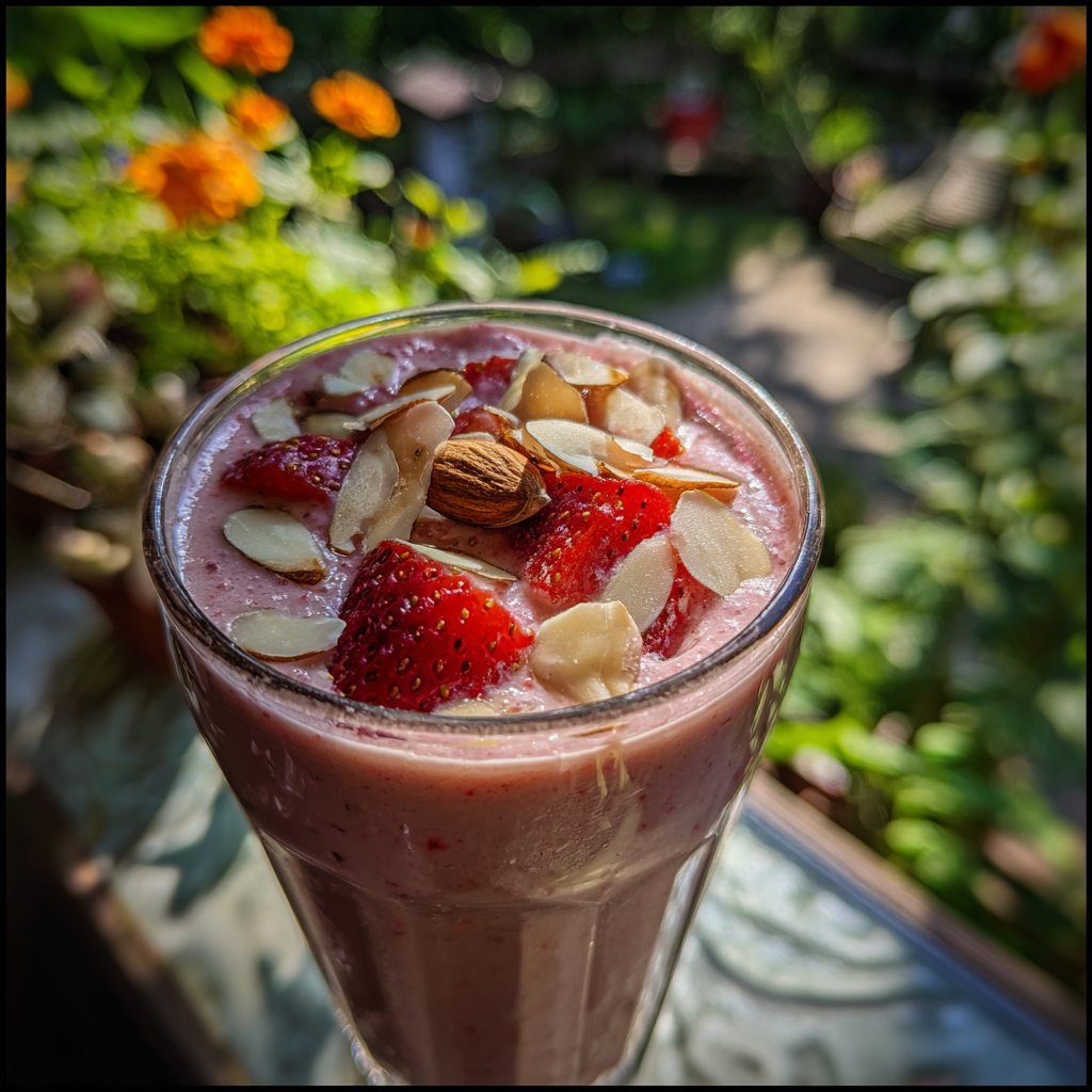 Strawberry Almond Smoothie