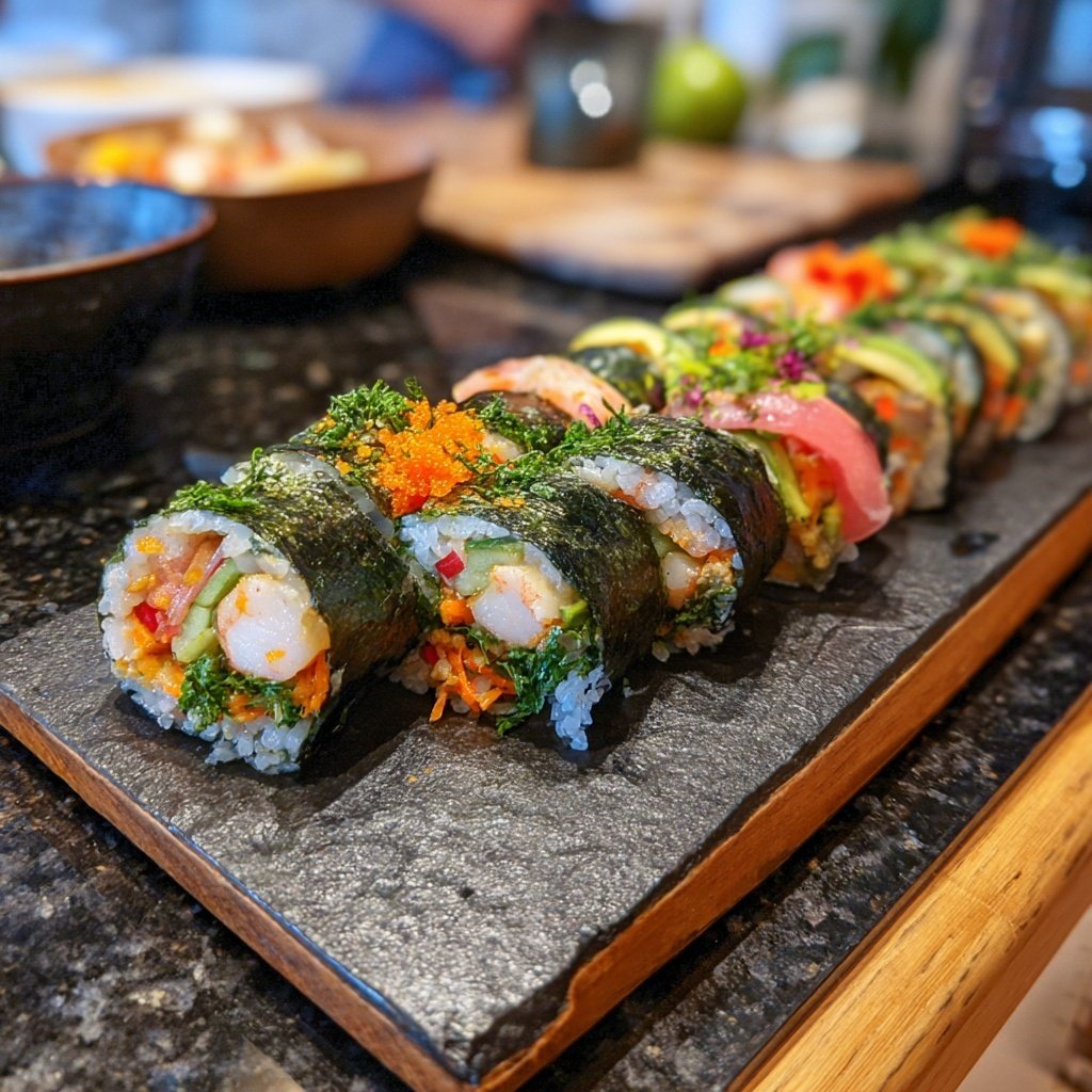 Global Japanese Sushi Rolls