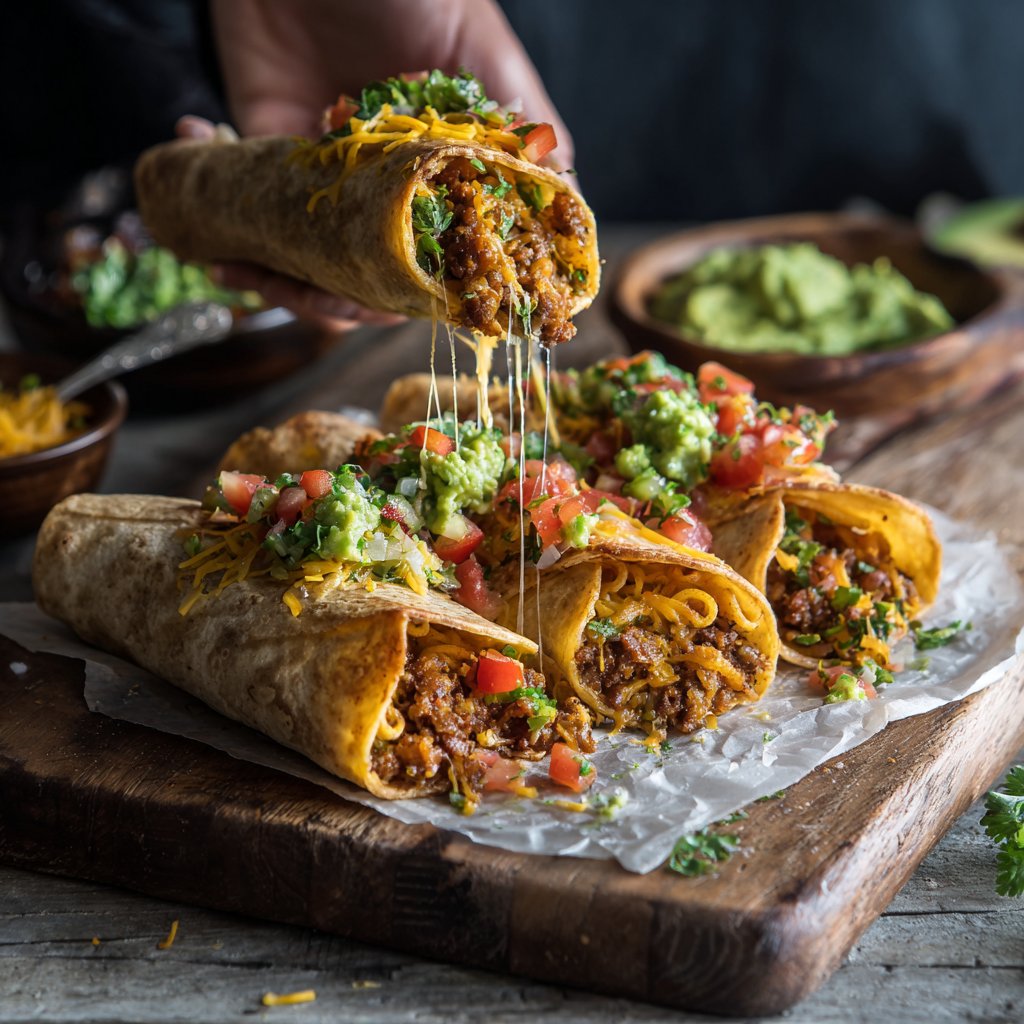 Fashionable Taco Pasta Wraps