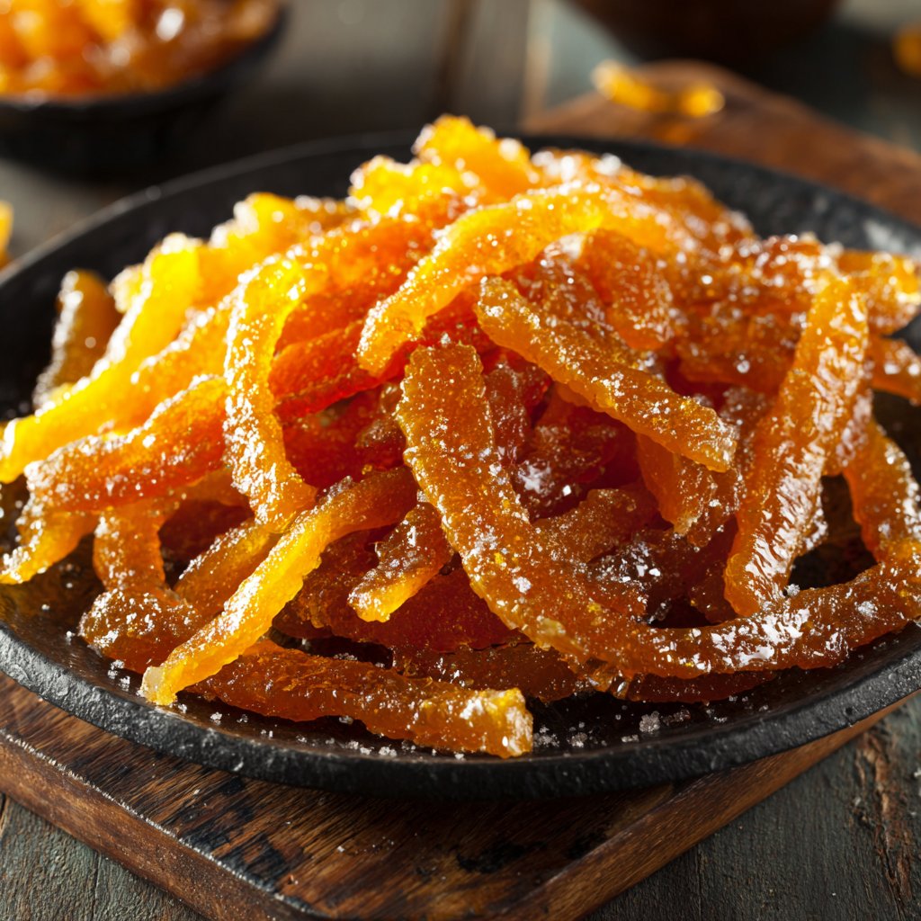Candied Orange Peel Homemade Candy