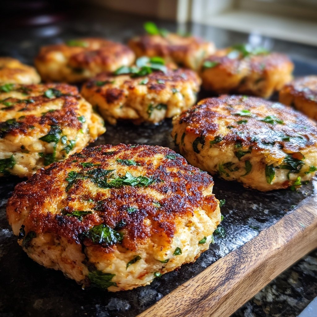 Lemon Herb Salmon Cakes
