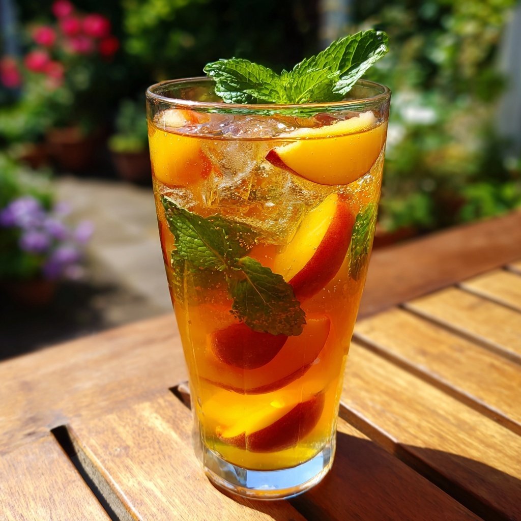 Peachy Green Tea Refresher