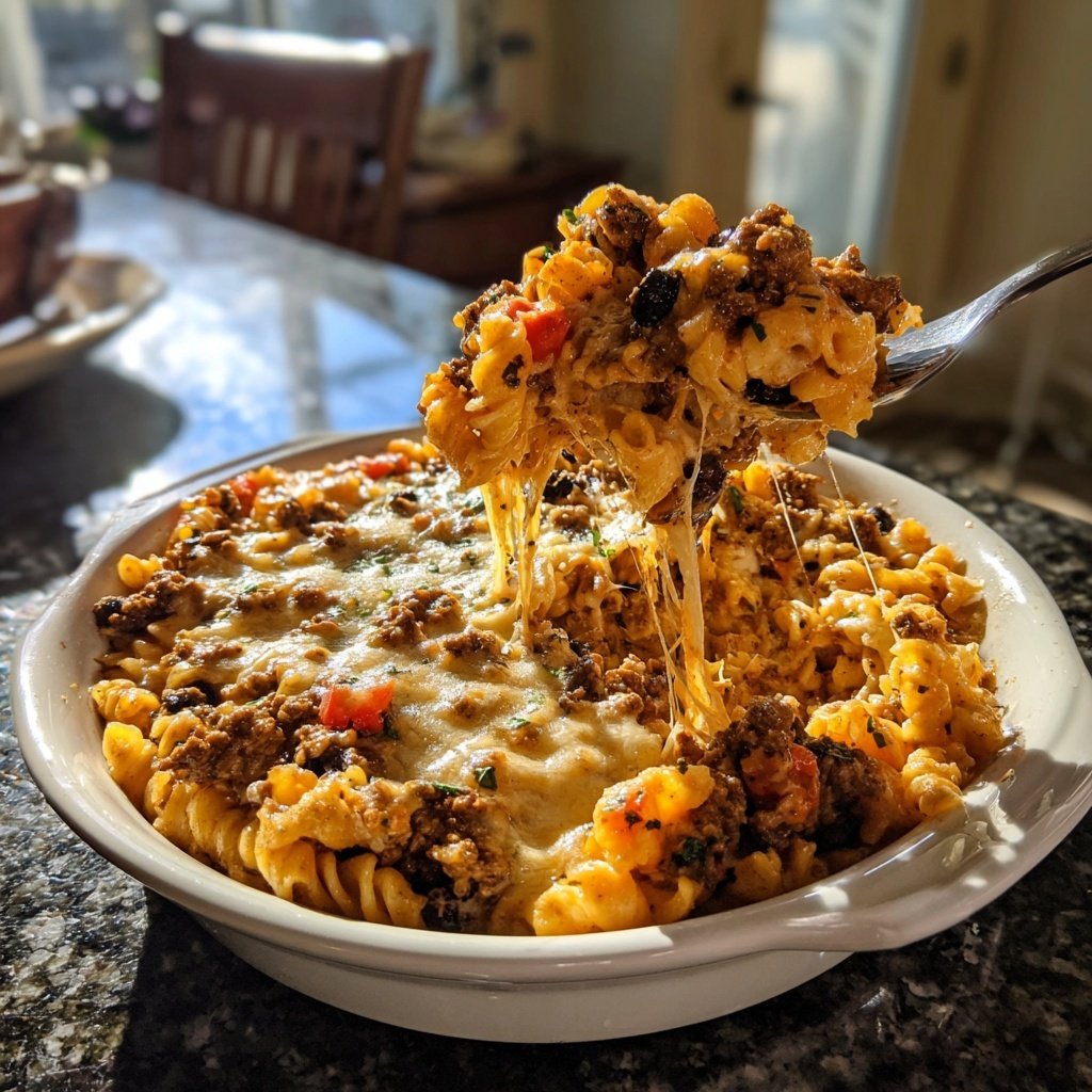 Savory Taco Pasta Bake