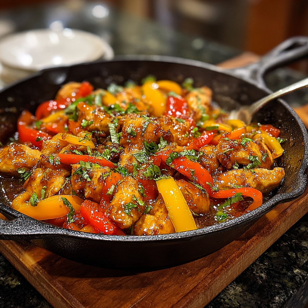 Honey Mustard Chicken Skillet