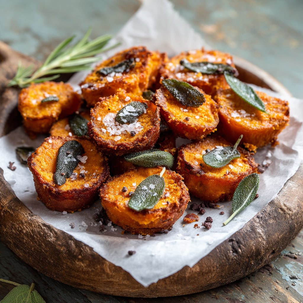 Savory Sweet Potato and Sage Bites